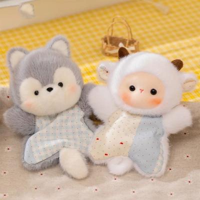 Soft Cute Animal Plush Toy Fluffy Texture Decompression Stuffed Animals  Stress Relieving