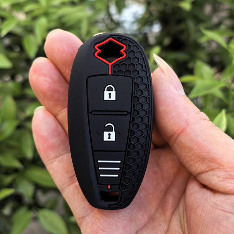

Silicone Car Remote Key Case Shell Cover Fob For Suzuki Vitara Swift Ignis Kizashi Sx4 Baleno Ertiga Samurai S-Cross Accessories