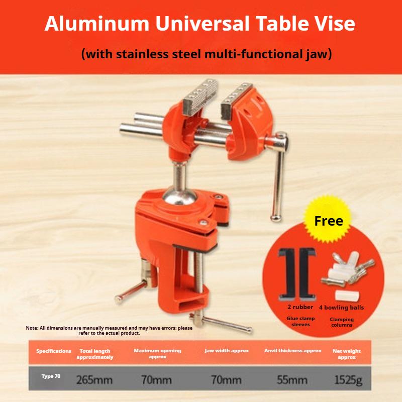 360° Rotatable Table Bench Vice Multi-functional Repair Pilers Woodworking DIY Fixture Table Clamp Desktop Positioning Tools