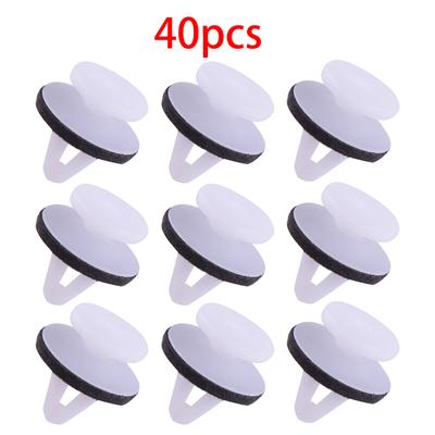 40Pcs Side Garnish & Moulding Trim Retainer Fastener Clip MB696120 Fit for Mitsubishi Eclipse 1994 1995 1996 1997 1998 1999-