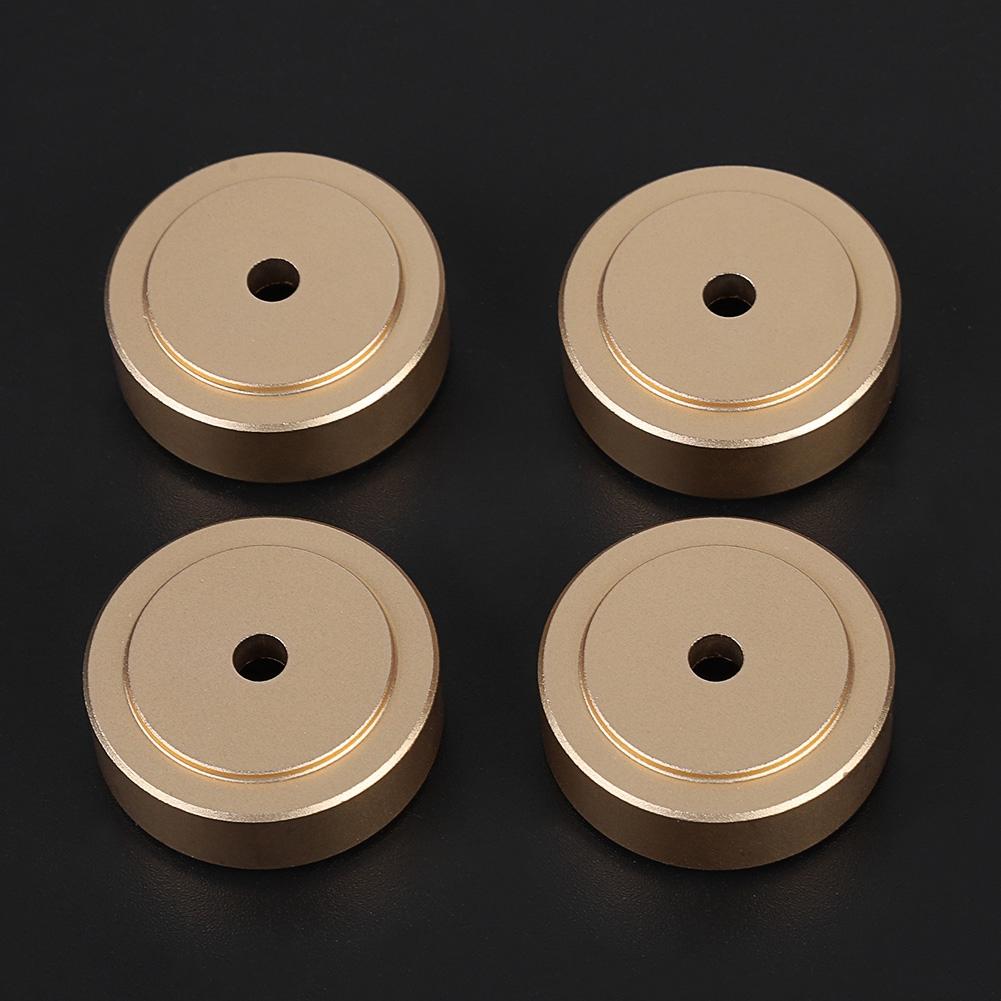 4PCS 30*10mm Aluminum Alloy Amplifier Feet   Amplifier Pads Feet Silver