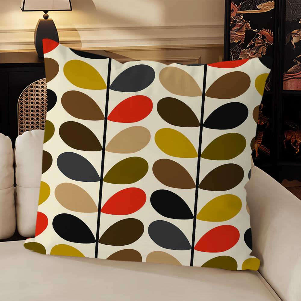 Ästhetische Kunst O-Orla Kiely Blumenstiel Kissenbezug Sofa Wohnzimmer Schlafzimmer Kopfteil Rückenlehne Kissen Quadratisches Kissen Nickerchenzeit