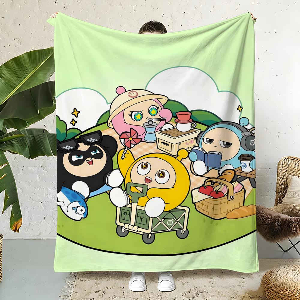 Game E-EggyParty Throw Flannel Throw Blanket,Bed Home Office Nap Blanket Travel,Camping,Picnic Blanket Soft Decor 75cmx90cm