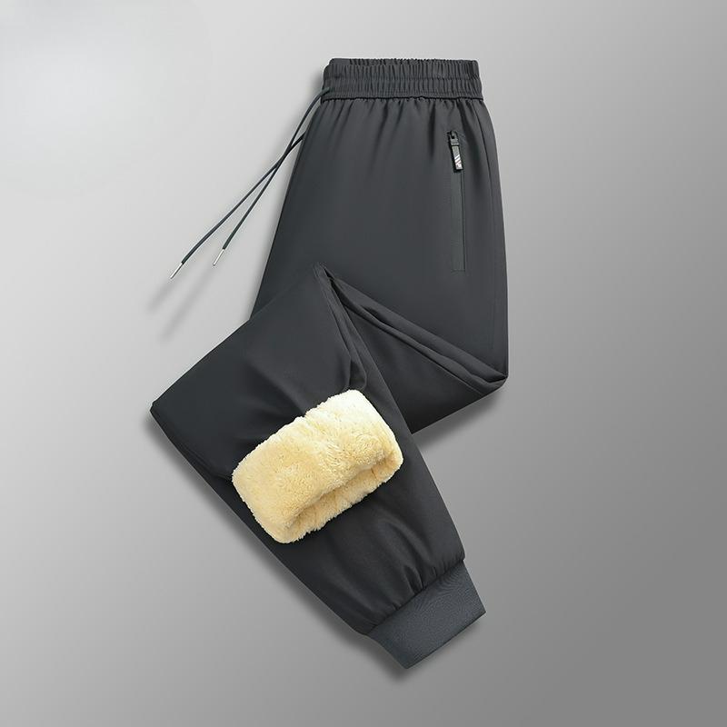 

Winter Cotton Trousers Men s Plus Fat Plus Size Lamb Velvet Plus Velvet Thickened Winter Outer Wear Warm Loose Straight Casual Pants XXXXXL
