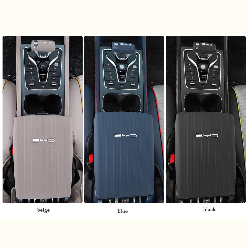 For BYD ATTO 3 2022 2023 2024 2025 Plus Car Silicone Armrest Box Cover Car Interior Accessories Durable Protection