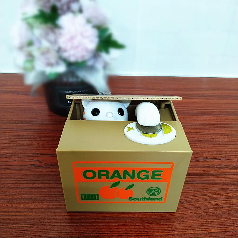 Upgraded Cute Cartoon Panda Money Stealer: Adorable Kitten-Themed Panda Savings Bank Gift Ornaments