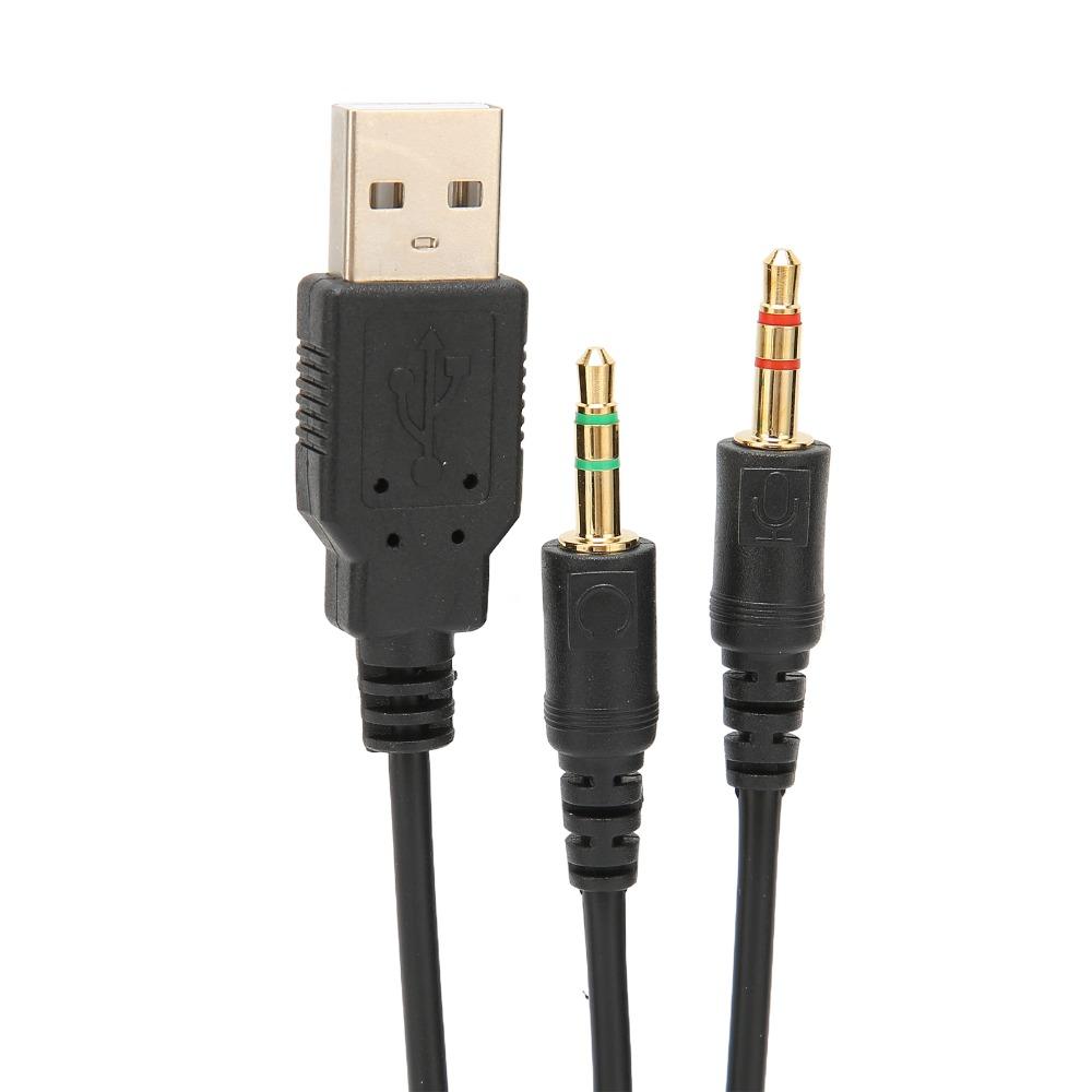 2m 3.5mm Audio Jack Cord with Lighting Gaming Headset Cable for SteelSeries Arctis Daily Use