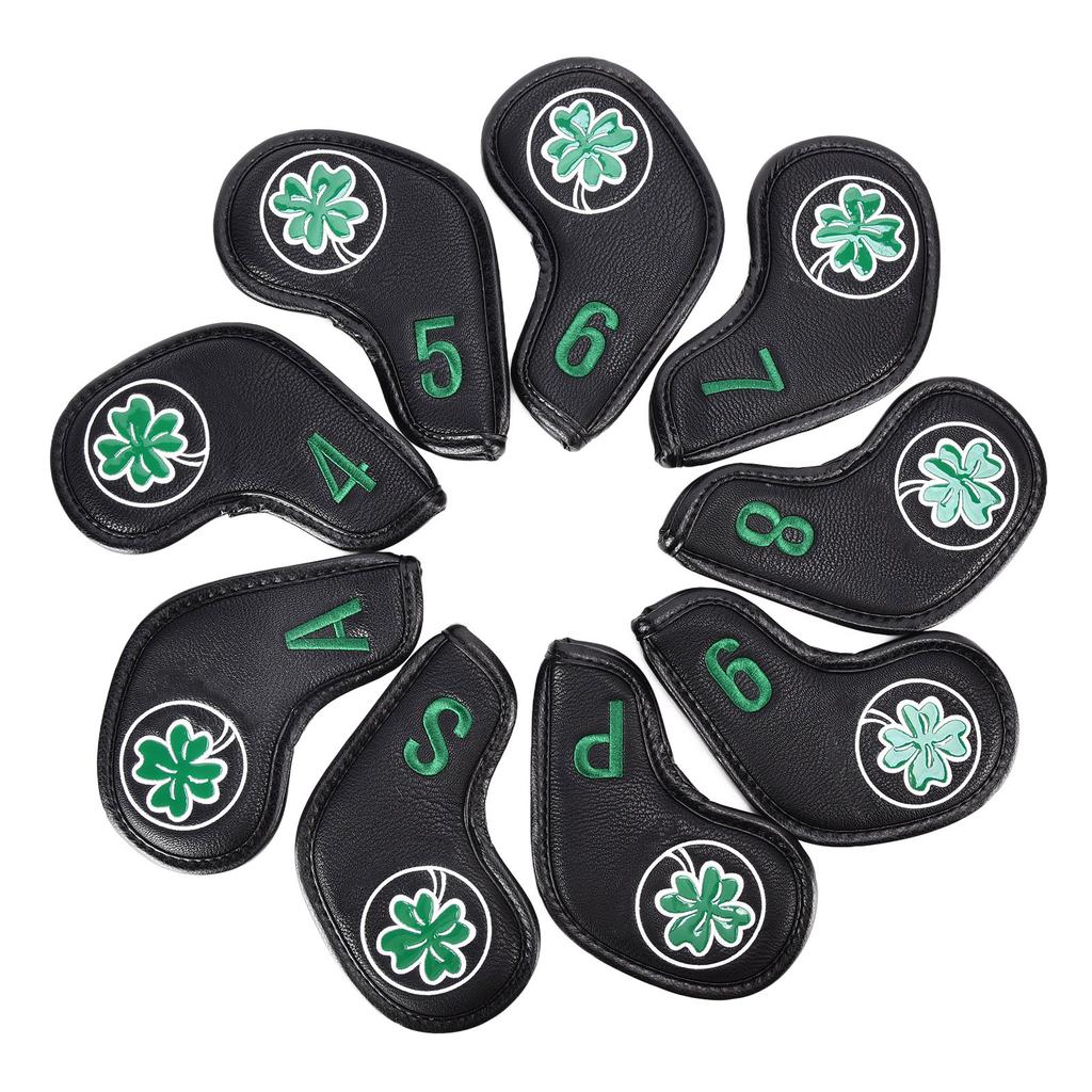 9PcsCelsiusSet PU Iron Head Covers Set Iron Headcover Rod Head ive Cover
