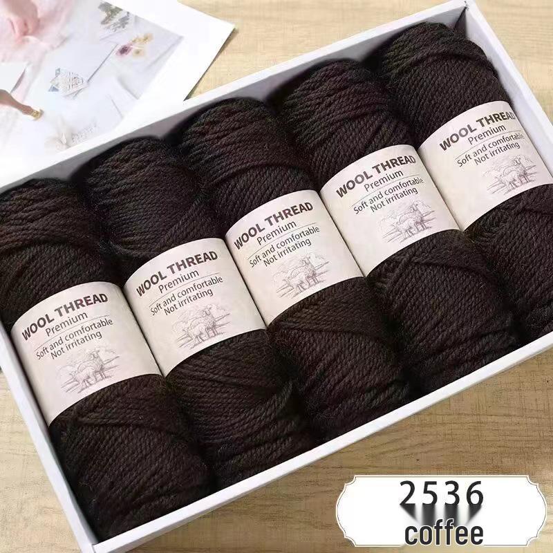 Soft Alpaca Wool Chunky Yarn for Hand Knitting Sweaters, Scarves, and Hats