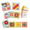 The Granny Square Card Deck 50 Mix Crochet Patterns Card Deck Crochet Blocks Clothes Accessories for Adults Beginner