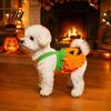 Pets Holiday Outfit Funny Pumpkin Halloween Dog Costume, Soft Polyester Pet Clothes with Comfortable Strap, Decorative Puppy for Parties And