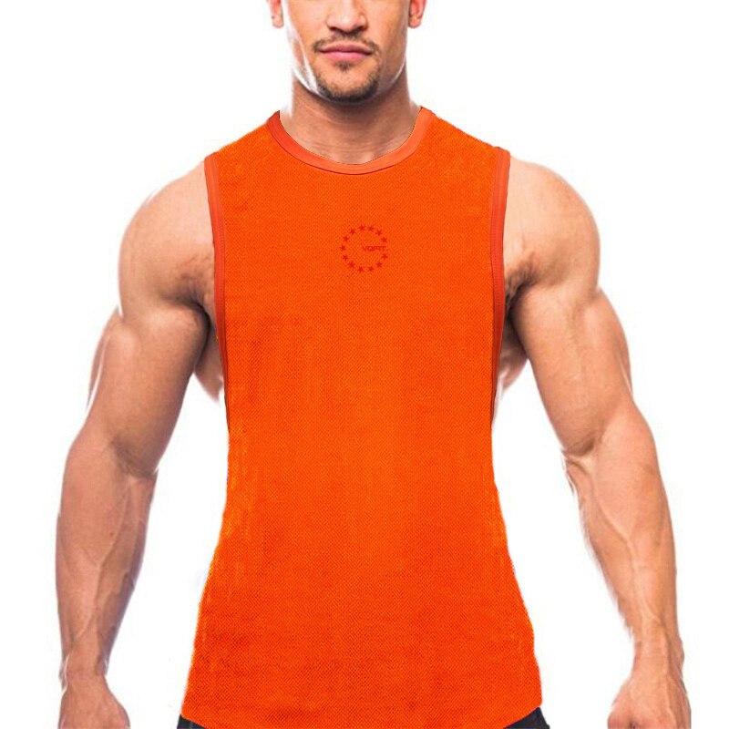 Do The Work  Muscleguys Brand Summer Gym Sports Mesh Quick Dry Fitness Bodybuilsing Workout O-neck Printed Tank Top