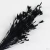 25 30cm Colored Chicken Feather Sprays On Wire For Florist Decor