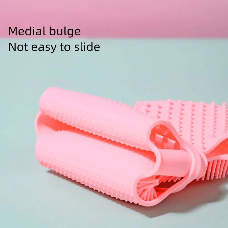 New Massage Bath Brush Peeling Exfoliating Mitt Glove Silicone Wash Skin Moisturizing Bath Brush Back Scrubber