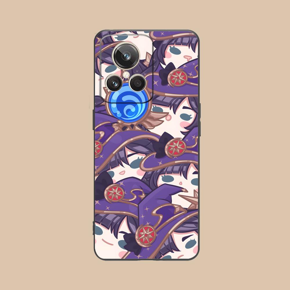 Game GI Mona Matte TPU Mobile Phone Case for Realme 15 14 13 12 11 10 9 Pro Plus T i Lite 5G Colorful Printing Cover