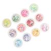 12 Boxes Nail Art Sequins DIY Nail Art Glitter Flakes Powder Manicure Decaration