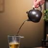 90ml Chinese Yixing Small Capacity Purple Clay Teapot Handmade Dragon Egg Tea Pot Raw Ore Black Mud Kettle Zisha Tea Set Teaware