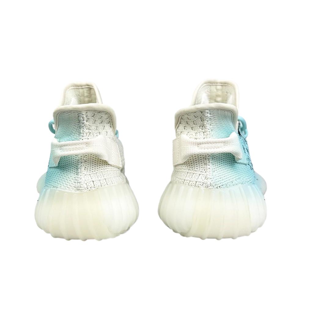 Adidas Oryginalne Yeezy Boost 350 V2 Odporne na ścieranie Odporne na ścieranie Niskie Buty Codzienne Unisex Białe Niebieskie HQ6316(Zespół401-)
