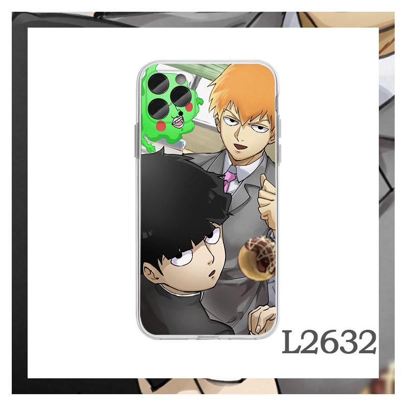 Mob Psycho 100 iPhone Case for iPhone 11/12 - Kageyama Shigeo & Reigen Arataka Design