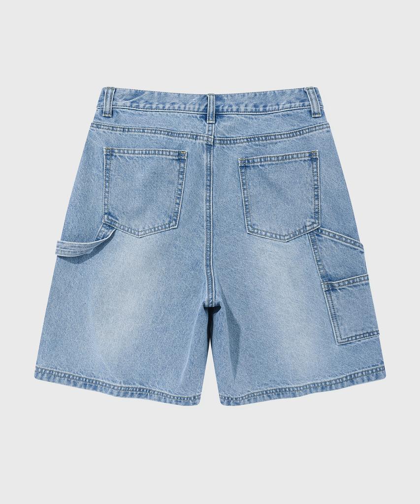 KIIMUIR (Women) Bermuda Denim Carpenter Shorts_Sky Blue