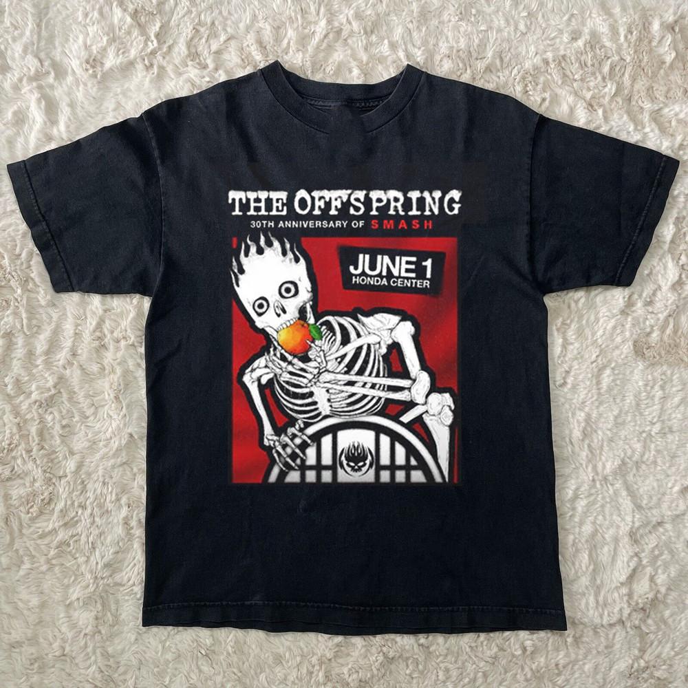 The Offspring Celebrate 30th Anniversary Of Smash Black All Size Shirt OB19 Unisex T-Shirt L
