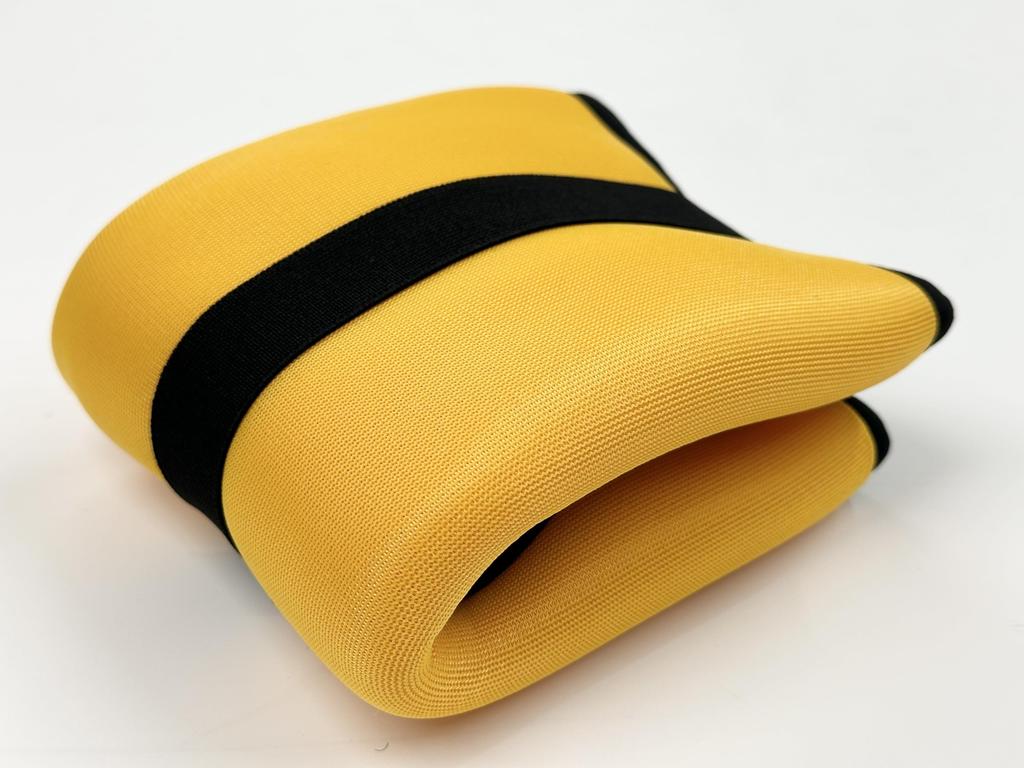 [Bester Sauna Hut] Neue Version!! Glatte gelbe 3D-Netz-Saunamatte, super bequem, schnell trocknend und waschbar