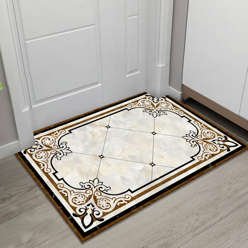 

Коврики для входа в европейском стиле Коврики для дома Простые ковры для входа Коврики для двери и коврики для пола, которые можно разрезать 80 * 120cm