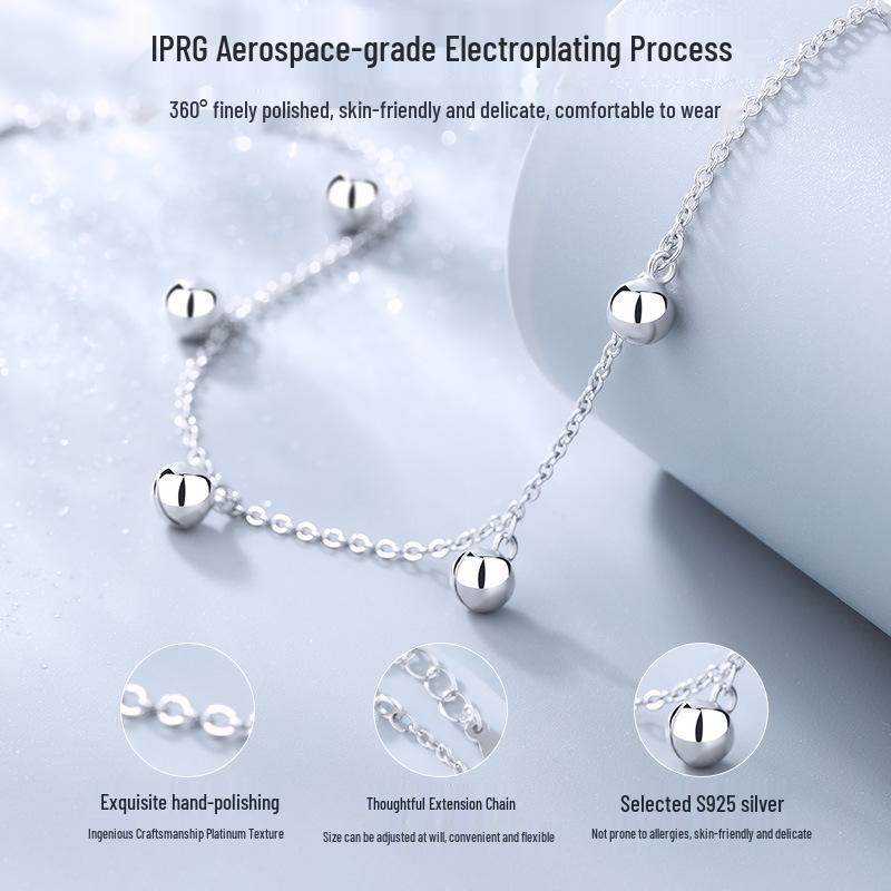 2025 New Hot Style: Elegant 925 Sterling Silver Bell Anklet - Full Body, Each Step a Melody - Perfect Gift for Girls