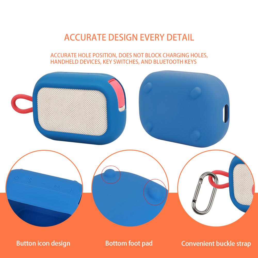 Silicone Case For SoundCore Select 4 Go Bluetooth-compatible Speaker Shockproof Protector Cover