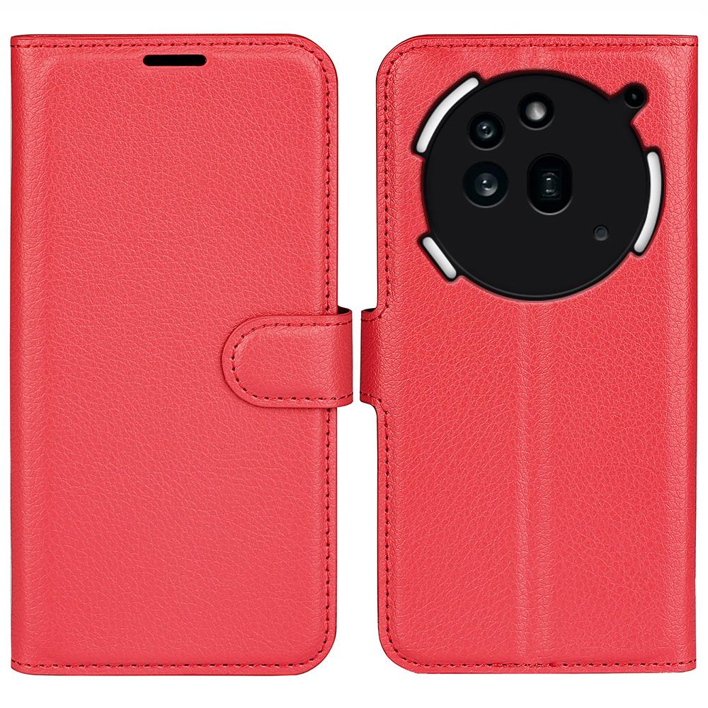 For Nothing Phone (3a) Pro Wallet Case Litchi Texture Shockproof Leather Flip Stand Phone Cover