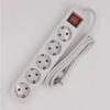2/3/5Meters Cord EU Power Strip with ON/OFF Switch Flat Adapter Portable Extension Socket  Russia