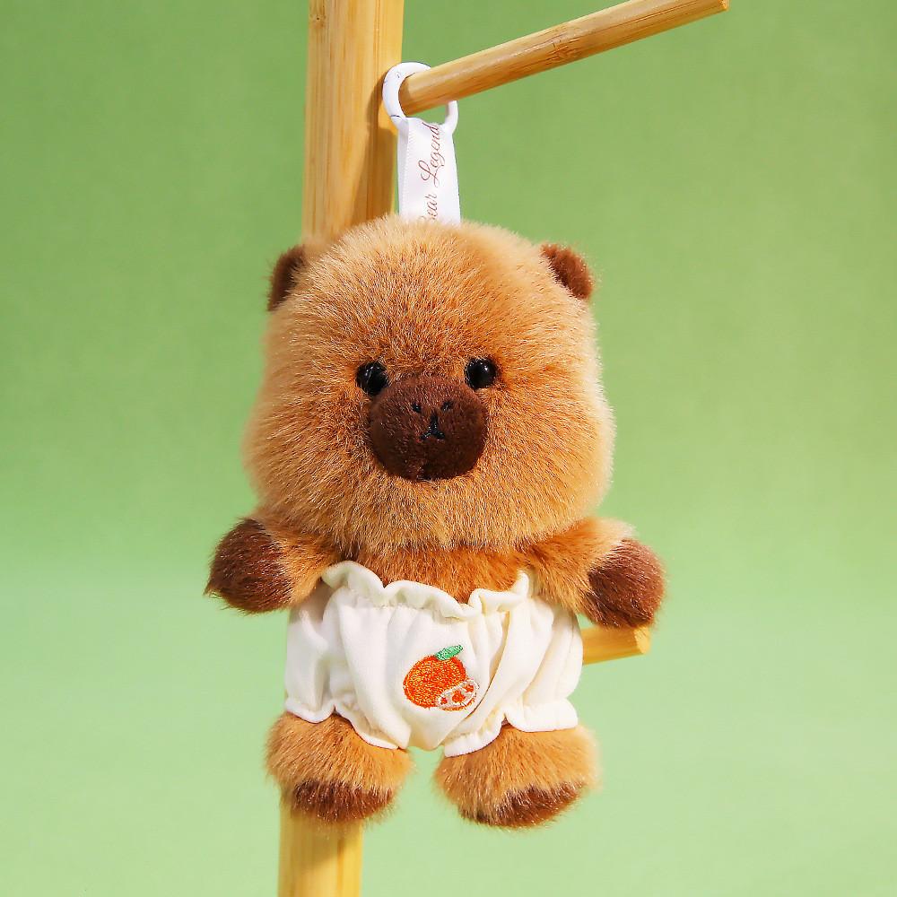 Cute Capybara Dog Koala Plush Keychain With Soft Polyester Filling For Bags And Gifts