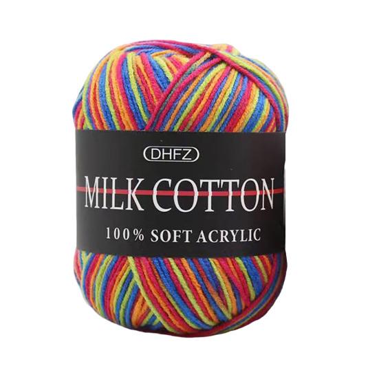 Gomitolo di Filato Multicolor 7,7 Iarde Filato in Fibra Acrilica Filato Colorato per Uso Artigianale per Lavorare a Maglia Uncinetto Maglioni Sciarpe Cappelli Bambole Artigianato Fai da Te