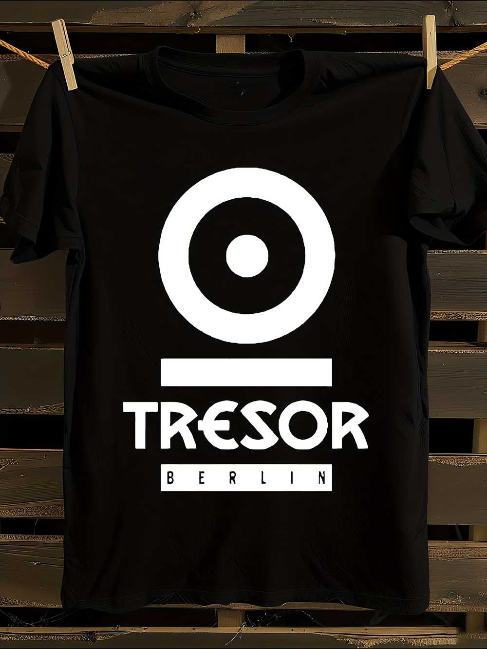 

Tresor Berlin Унисекс Футболка Мужская Футболка Женские Футболки с Принтом Букв Футболка с Коротким Рукавом Повседневная Уличная Футболка Топ XL