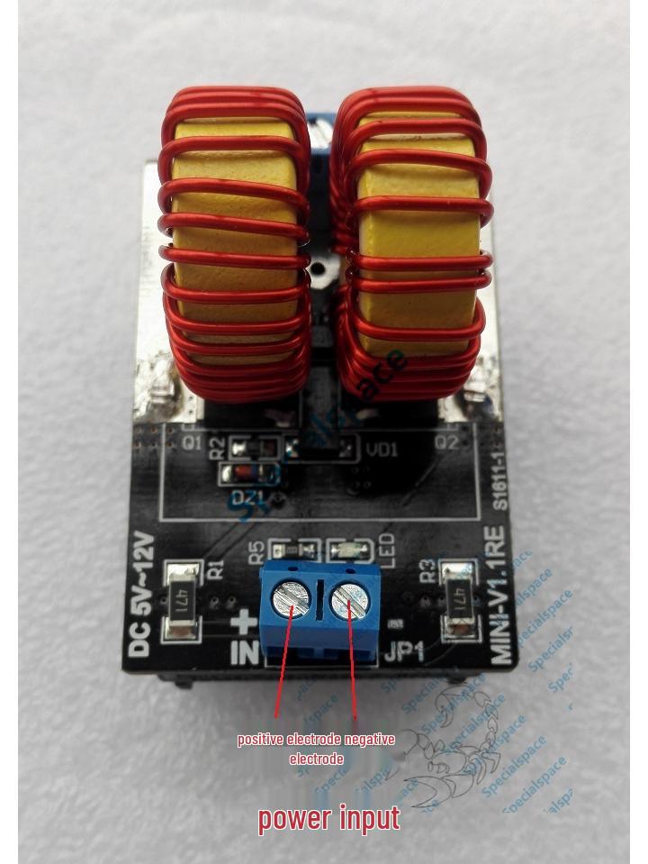 Compact ZVS Induction Heater Tesla Driver for Jacob's Ladder