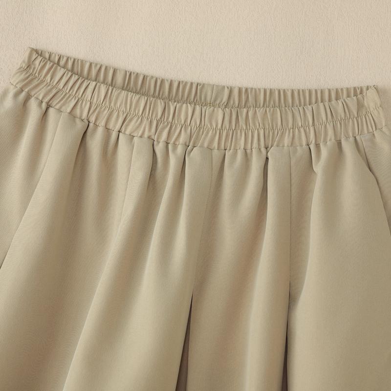 ZANZEA Gonne lunghe larghe larghe tinta unita in vita elastica casual da donna