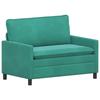 Sofa Set 2 Pcs Turquoise Velvet