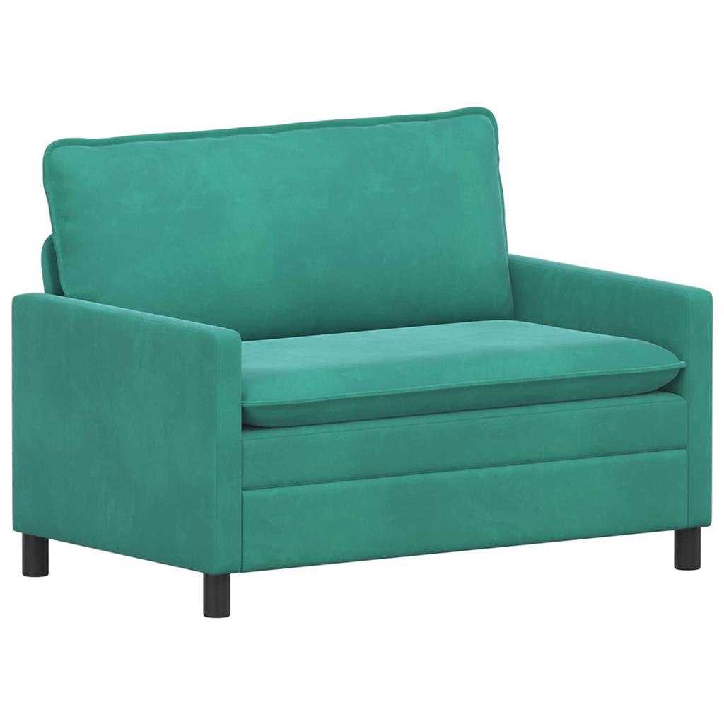 Sofa Set 2 Pcs Turquoise Velvet