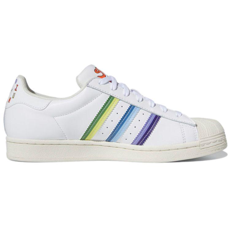 Adidas Superstar Pride Unisex Sneakers White Cloud-White Off-White GW2415