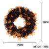 Charming Wreath Halloween With Stunning Pumpkin And Bats For Elegant Holiday Decorations