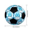 1PC Olympique De Marseille Size 5 Soccer Ball PrahaIndoor Soccer Ball Colorful All Ages Machine Stitched PVC Competition Ready Durable High-Bounce