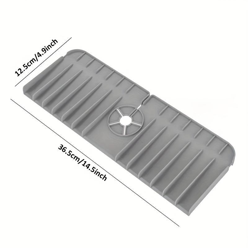 Silicone Faucet Sink Draining Mat Splashproof Waterproof Kitchen Bathroom Washbasin Base Protector Durable NonSlip Heat Resistant