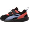 Li Ning Kids Sports Lifestyle Series Velcro Non-Slip Wear-Resistant Breathable Casual Shoes Kids Casual Shoes Black Blue Orange YKAP148-31