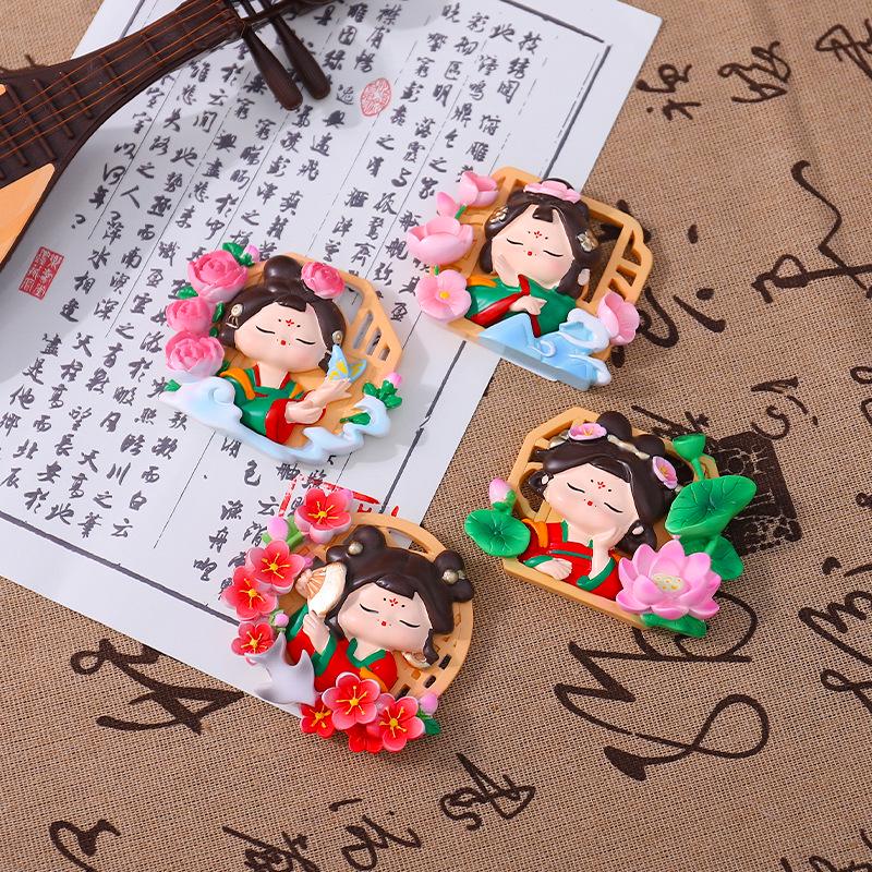 Şarap Dolabı ve Oturma Odası İçin Yaratıcı Retro Prenses Figür Dekorasyonu