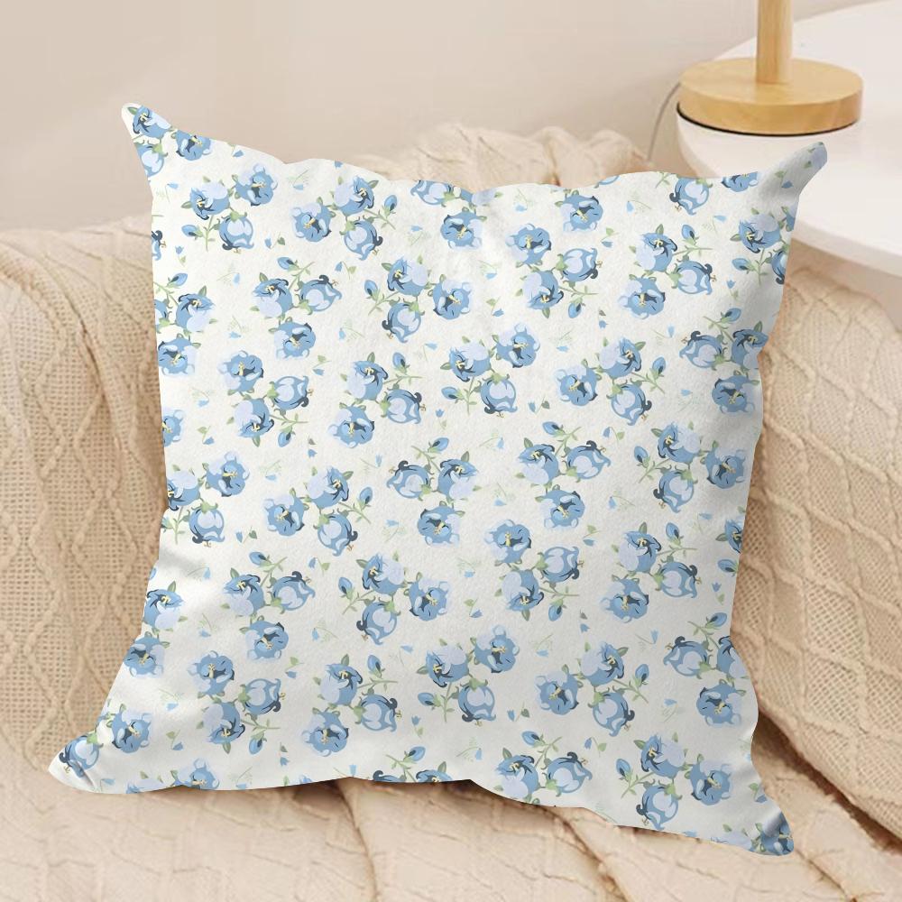 Fashion Small Florals Cushion Cover Pillowcase Ultra Soft Skin Friendly Fabric Cloud Like Comfort & Concealed Zipper