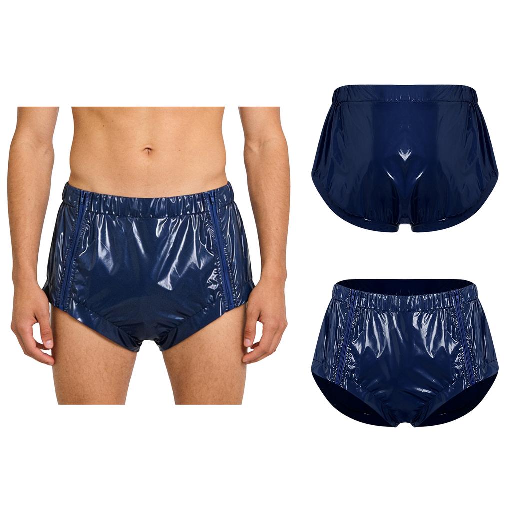 S-3XL Reusable Waterproof Diaper Cover: Both Side Zipper Tear-away Briefs for Elderly Caring Nursing & Special Needs Adults