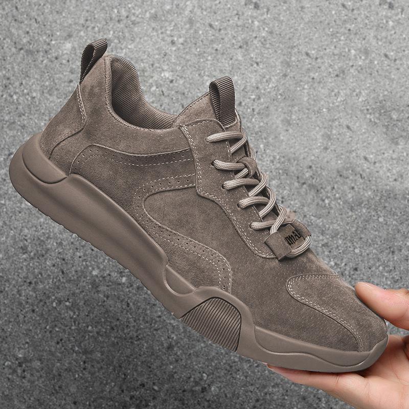 2025 Spring New Men's Shoes Student Casual Shoes Fashion Versatile Trend Board Shoes Men's Leather Shoes