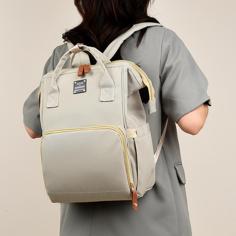 Schoolbag Mommy Bag Maternal and Infant Go Out Lightweight Backpack 1011 New Portable Large Capacity Multi-functional Fashion Mother