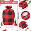 10pcs/lot Cotton Christmas Gift Drawstring Bags Burlap Gift Bag  Cosmetic Wedding Candy Gift