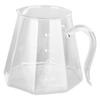 600ml Handaufguss-Kaffee-Glasbecher mit einzigartigen Adlerschnabel-Griffen zur Kaffeezubereitung